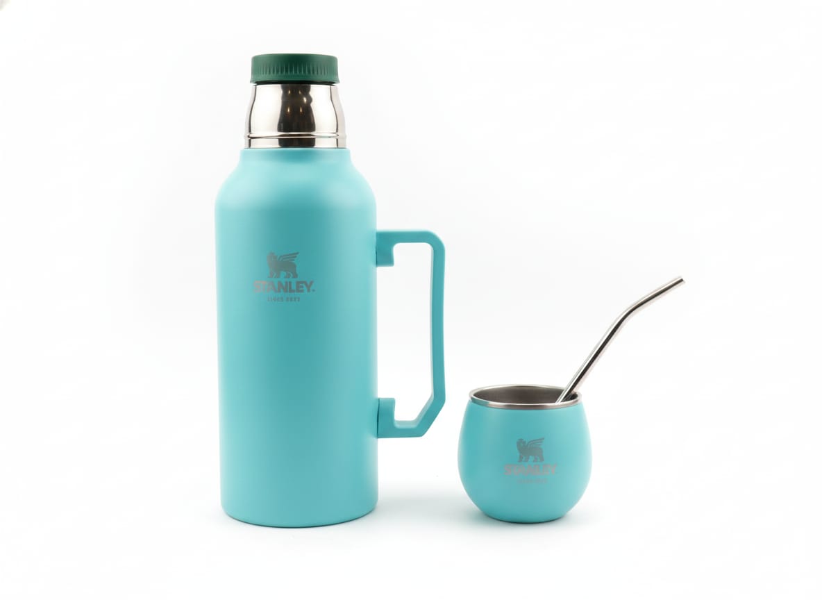 Combo Matero Stanley Termo Con Manija Y Mate